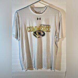 UNDER ARMOR WHITE GRAPHIC UNSEX T-SHIRT SIZE MEDIUM